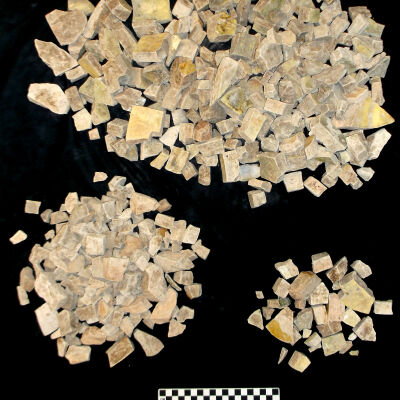 Burned and Shattered Provence Jar from 1788 Fire