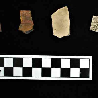 Cartridge and Ceramic Fragments