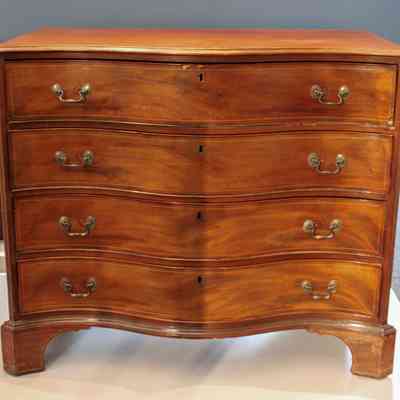 Att. to Langley Boardman, chest of drawers, Portsmouth, 1800-1810
