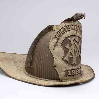 Helmet (Portsmouth Veteran Fireman's Association), 1898