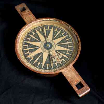 William Hart, Surveyor's Compass, Portsmouth, late 1770s