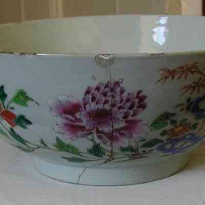 Punch bowl, China for export, 1750-1800
