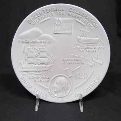 Joniece Frank (designer), Frankoma, plate, Salpupa. Okla., 1975