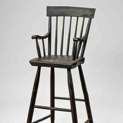 Windsor Highchair, probably Portsmouth, ca. 1850