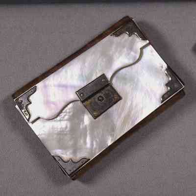 Calling card case, possibly America, ca. 1840