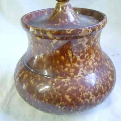 Sugar bowl, America, 1840-70