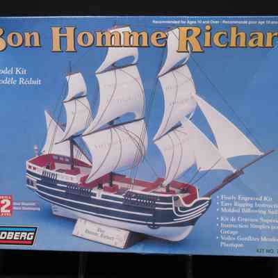 Craft House Corp., ship model kit (Bon Homme Richard), Toledo, Ohio, late 20th century