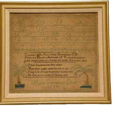 Mary Greenleaf Clark, sampler, 1815