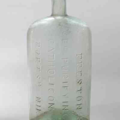 Bottle (Preston's Vegetable Purifying Catholicon), 1860s
