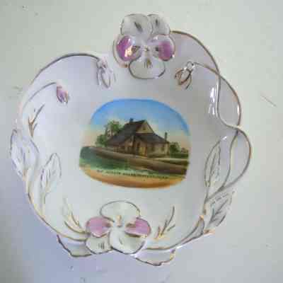 Souvenir dish (Jackson House), England or Germany, ca. 1900