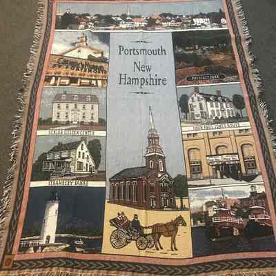 Souvenir throw (Portsmouth), America, ca. 1968