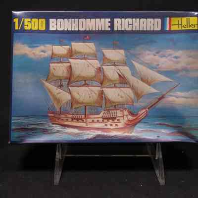 Heller, ship model kit (Bon Homme Richard), Paris, France, 1970s