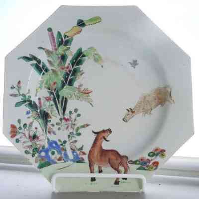 Plate, China for export, 1750-60