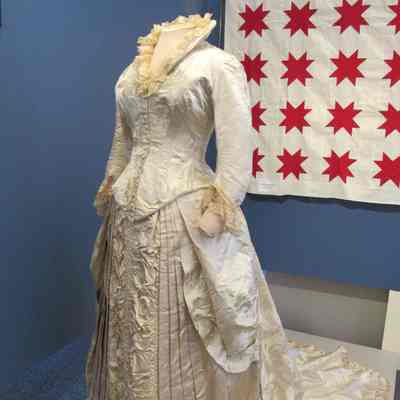 Wedding dress, 1881