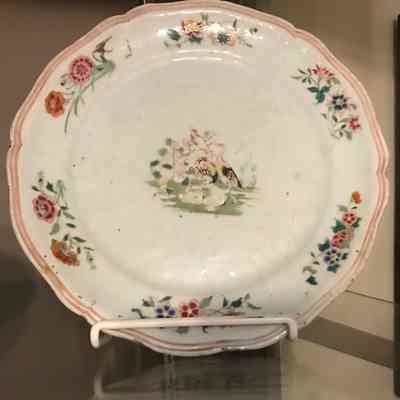 Plate, China for export, 1750-80