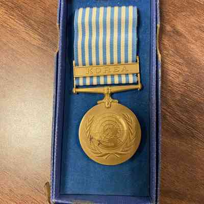 Military medal (Justin Downing Hartford), 1950-54