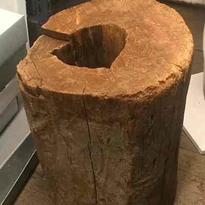 Wooden water pipe, ca. 1797