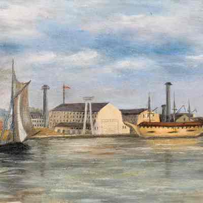Mary Stewart Cole, Frigate Constitution, 1890-1905