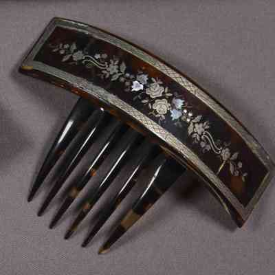 Hair comb, probably American, late 19th century