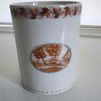 Mug, China for export, ca. 1800