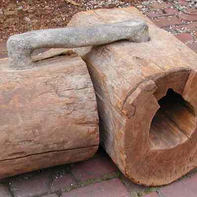 Wooden water pipes, ca. 1797