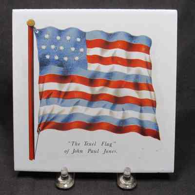Tile (Texel Flag of John Paul Jones), late 20th century