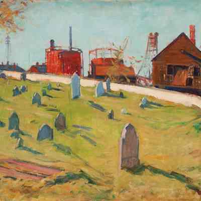 Gertrude Fiske,Portsmouth Burying Ground, ca. 1925