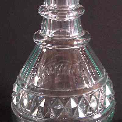 Decanter, probably England, 1825-30