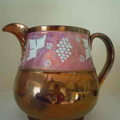 Pitcher, Staffordshire, England, ca. 1840
