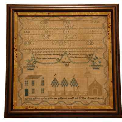 Mary Ann Marden, sampler, 1828