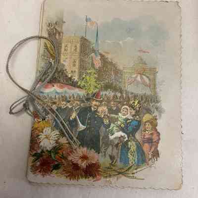 Dance card, 1893