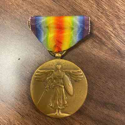 Military medal (Justin Downing Hartford), ca. 1920