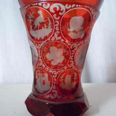 Vase, probably Bohemia, 1890-1910