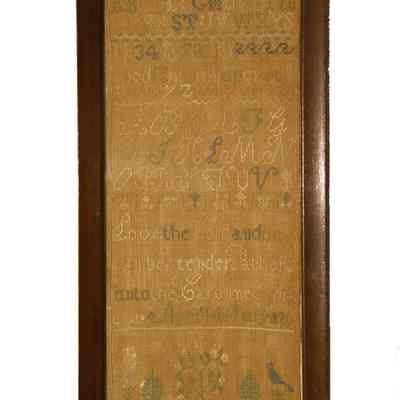Caroline Odiorne, sampler,