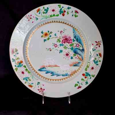 Dish, China for export, 1755-75