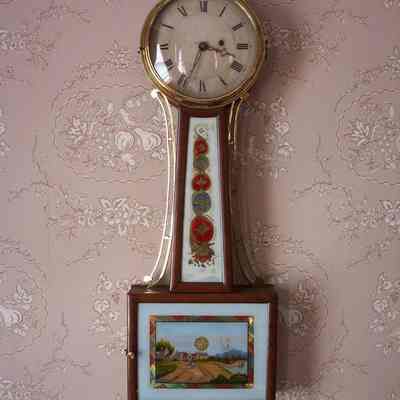 Henry Horatio Ham, wall clock, Portsmouth, ca. 1830