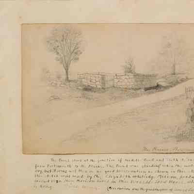 Elizabeth Whitridge Morison, Sketch (The Pound, Portsmouth), ca. 1880