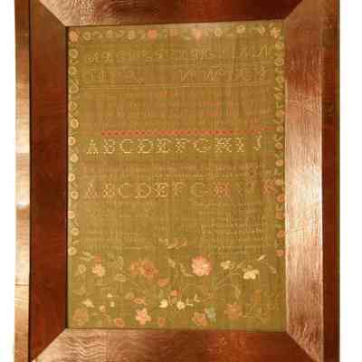 Eliza Jane Salter, sampler, 1808