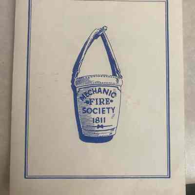 Menu (Mechanic Fire Society), Portsmouth, 1978