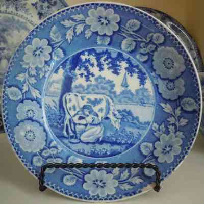 Saucer, Staffordshire, England, ca. 1825
