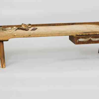 Sailmaker's bench, probably Portsmouth area, 1860-65