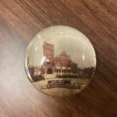 Paperweight (Court House), probably America, ca. 1905