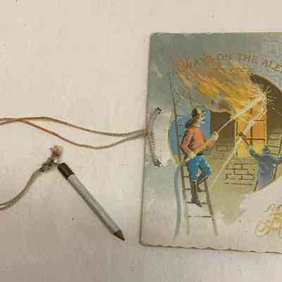 Dance card, 1891