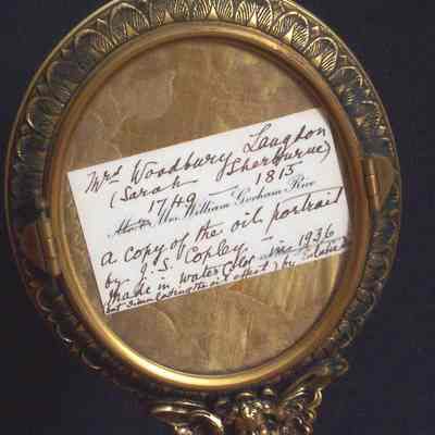 back of object