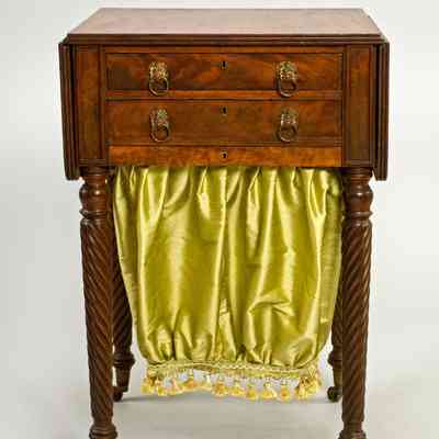 Worktable, New England, possibly Portsmouth, 1815-25