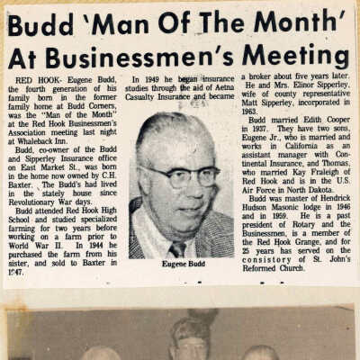 Eugene Budd, articles and photos