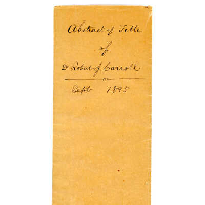 Title Abstract - Robert Carrol