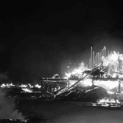 Red Hook Scheffler's Lumber Yard Fire 1964