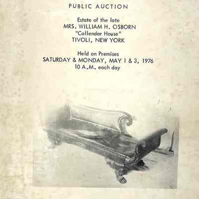 Callendar House Auction Pamphlet