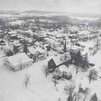 Aerial view of Tivoli, NY, date unknown